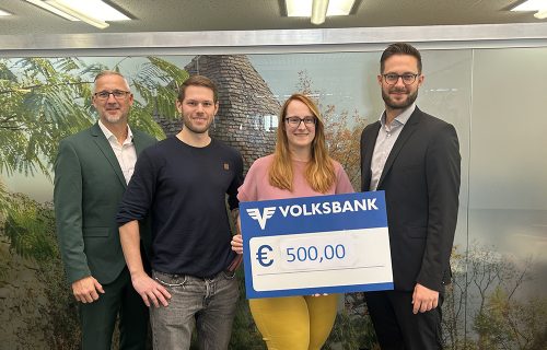 Spende von der Volksbank in Hartberg